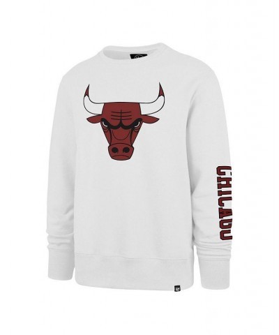 Men's White Chicago Bulls 2022/23 City Edition Two-Peat Headline Pullover Sweatshirt $39.10 Sweatshirt