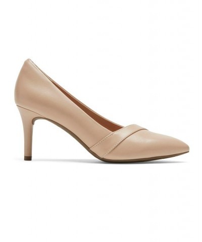 Women's Total Motion 75MMPTH Strap Dress Pump Tan/Beige $41.85 Shoes