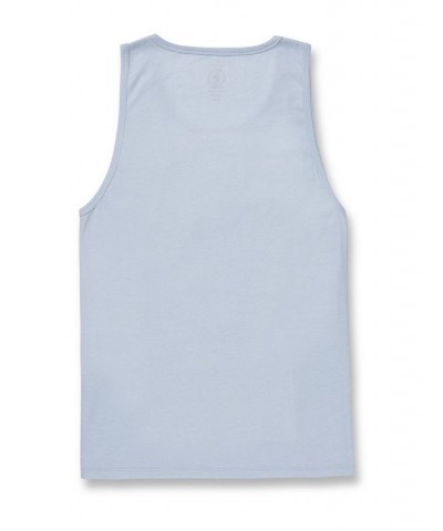 Men's Solid Heather Tank Top Blue $17.15 Shirts