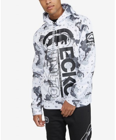 Men's Big and Tall Concealed Camo Hoodie White $33.32 Sweatshirt