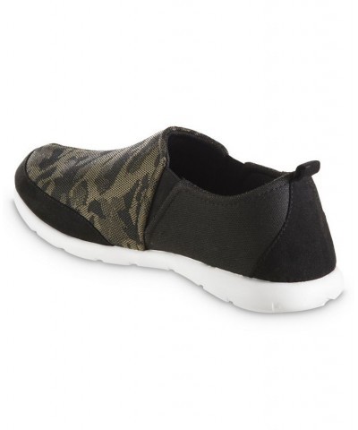 Isotoner Men's Zenz Sport Knit Indoor and Outdoor Slip-On Slipper Green $11.97 Shoes