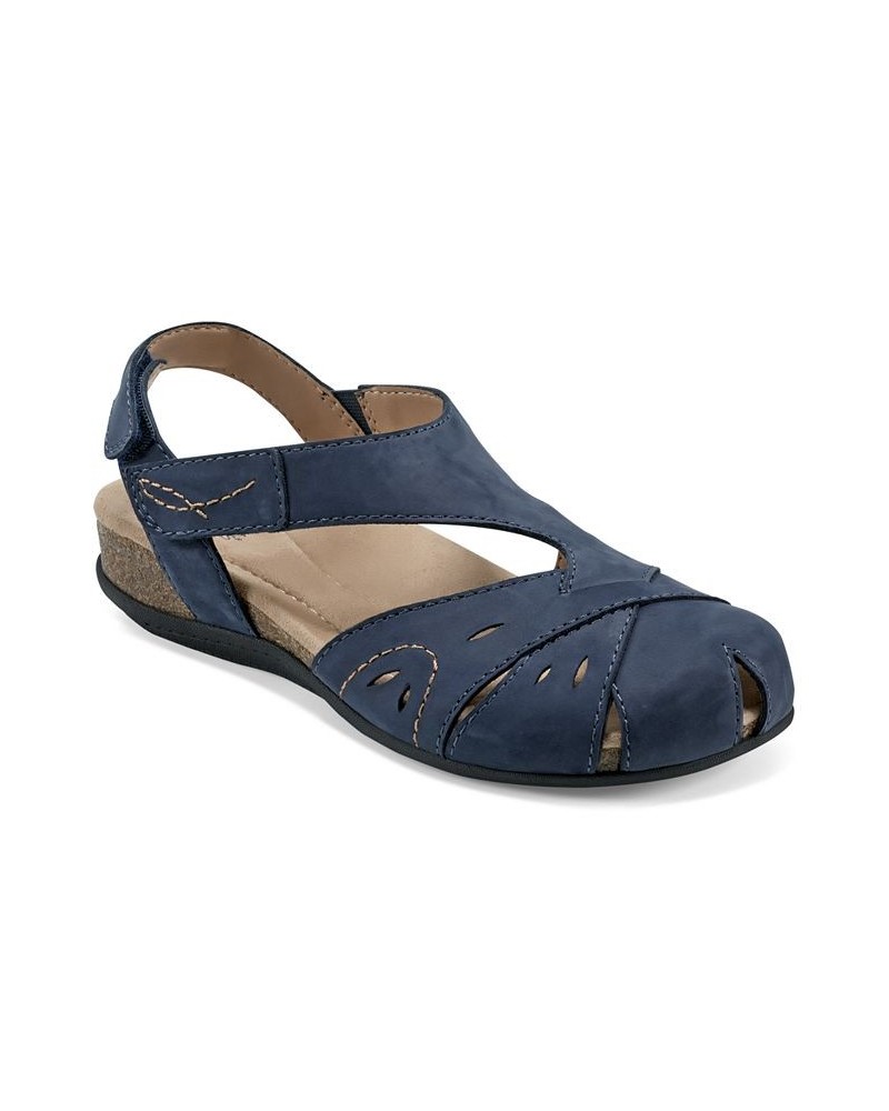 Origins Women's Birdine Flats Dark Blue Leather $39.16 Shoes