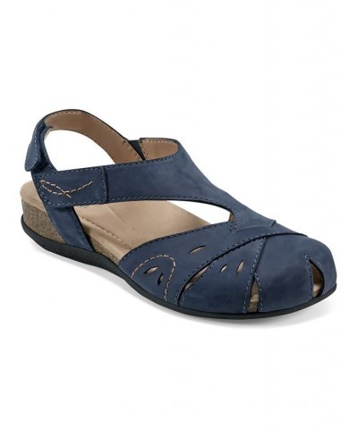 Origins Women's Birdine Flats Dark Blue Leather $39.16 Shoes