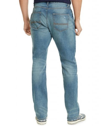 Men's Straight-Fit Knickerbocker Jeans Blue $17.99 Jeans