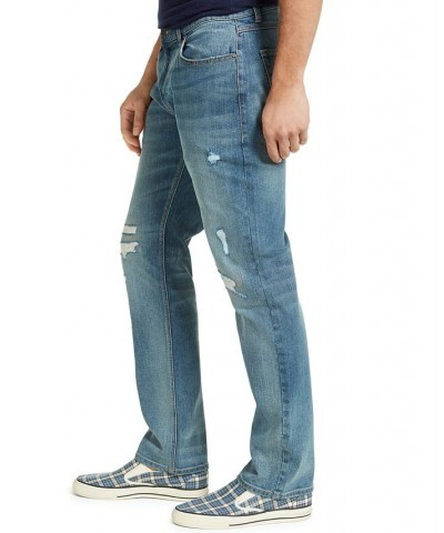 Men's Straight-Fit Knickerbocker Jeans Blue $17.99 Jeans