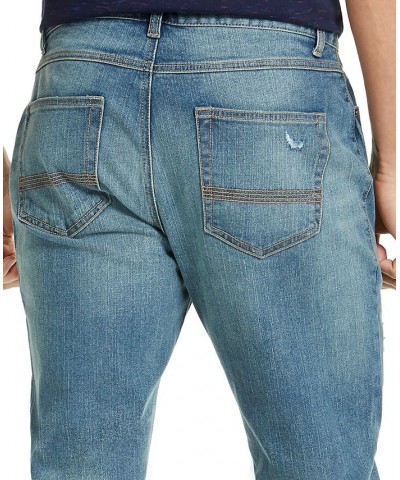 Men's Straight-Fit Knickerbocker Jeans Blue $17.99 Jeans