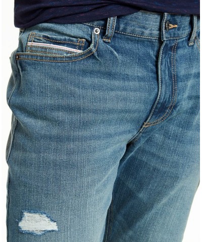 Men's Straight-Fit Knickerbocker Jeans Blue $17.99 Jeans