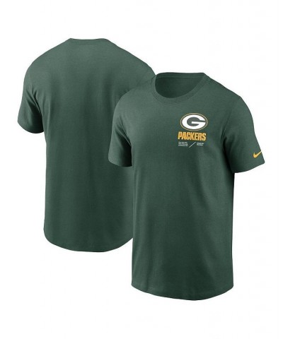 Men's Green Green Bay Packers Infograph Lockup Performance T-shirt $21.19 T-Shirts