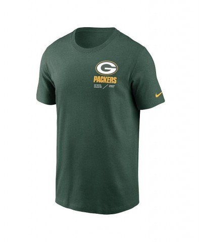 Men's Green Green Bay Packers Infograph Lockup Performance T-shirt $21.19 T-Shirts