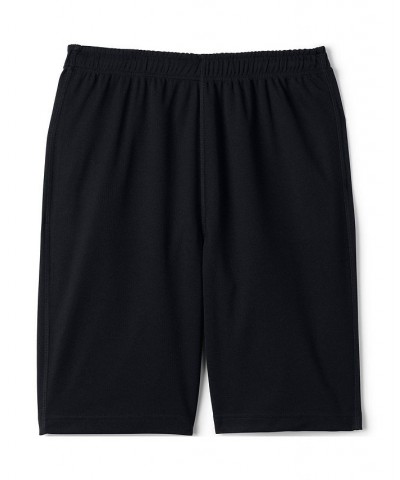 School Uniform Men's Mesh Gym Shorts Black $19.11 Shorts