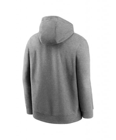 Men's Heathered Gray Green Bay Packers City Code Club Fleece Pullover Hoodie $32.34 Sweatshirt