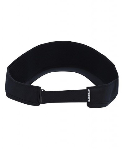 Men's Black Launch Run Performance Adjustable Visor $14.83 Hats