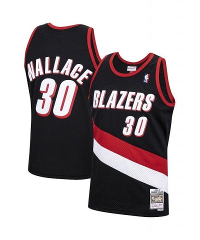 Men's Rasheed Wallace Black Portland Trail Blazers 1999-00 Hardwood Classics Swingman Jersey $45.51 Jersey