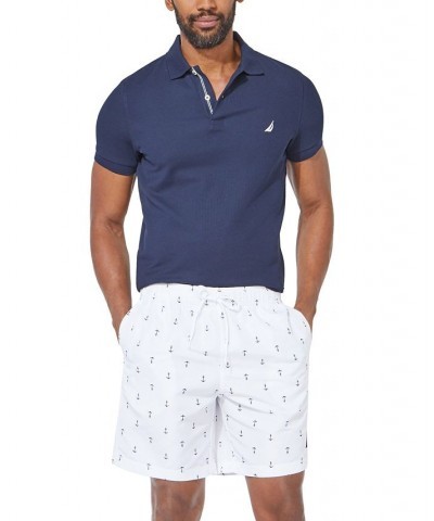 Men's Quick-Dry Anchor-Print 8" Swim Trunks PD02 $20.44 Swimsuits