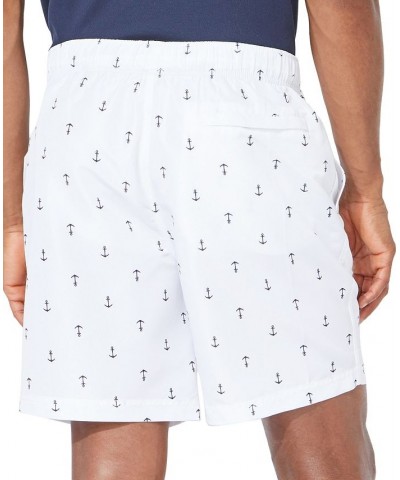 Men's Quick-Dry Anchor-Print 8" Swim Trunks PD02 $20.44 Swimsuits