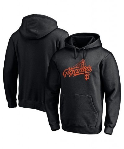 Men's Black San Francisco Giants Gigantes Team Pullover Hoodie $32.23 Sweatshirt