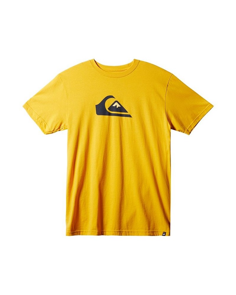 Men's Comp Logo T-shirt Yellow $11.89 T-Shirts