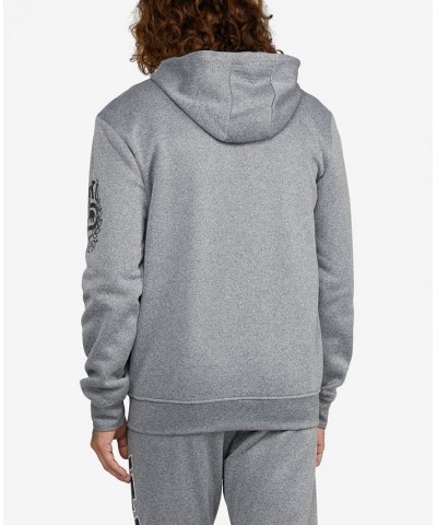 Men's Full Bloom Hoodie Gray $32.64 Sweatshirt