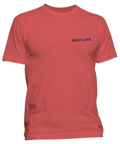 Men's Salt Life Enjoy The View Graphic Short-Sleeve T-Shirt Gray $18.02 T-Shirts