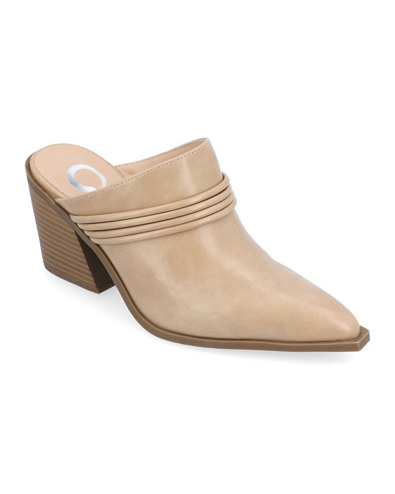 Women's Jinny Banded Mules PD04 $34.10 Shoes