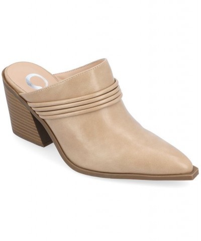 Women's Jinny Banded Mules PD04 $34.10 Shoes