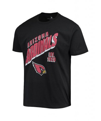 Men's Black Arizona Cardinals Slant T-shirt $20.25 T-Shirts