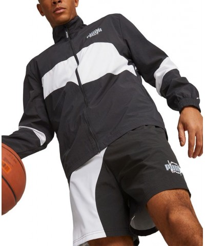 Men's Clyde 2.0 Woven Zip-Up Track Jacket Black $49.50 Jackets