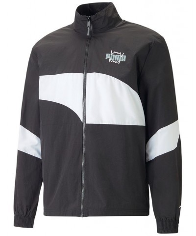 Men's Clyde 2.0 Woven Zip-Up Track Jacket Black $49.50 Jackets