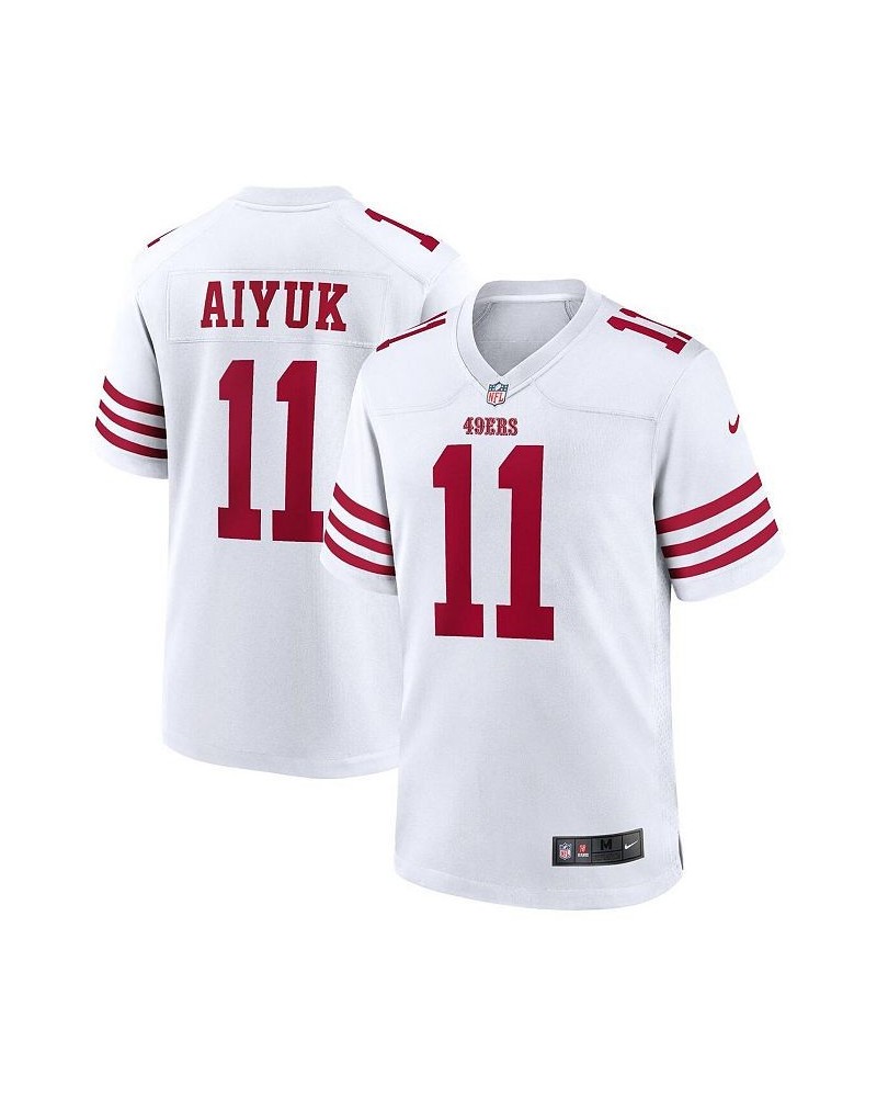 Men's Brandon Aiyuk White San Francisco 49ers Player Game Jersey $49.22 Jersey