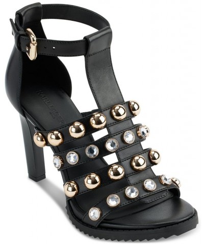 Women's Brexton Dress Sandals Black $66.23 Shoes