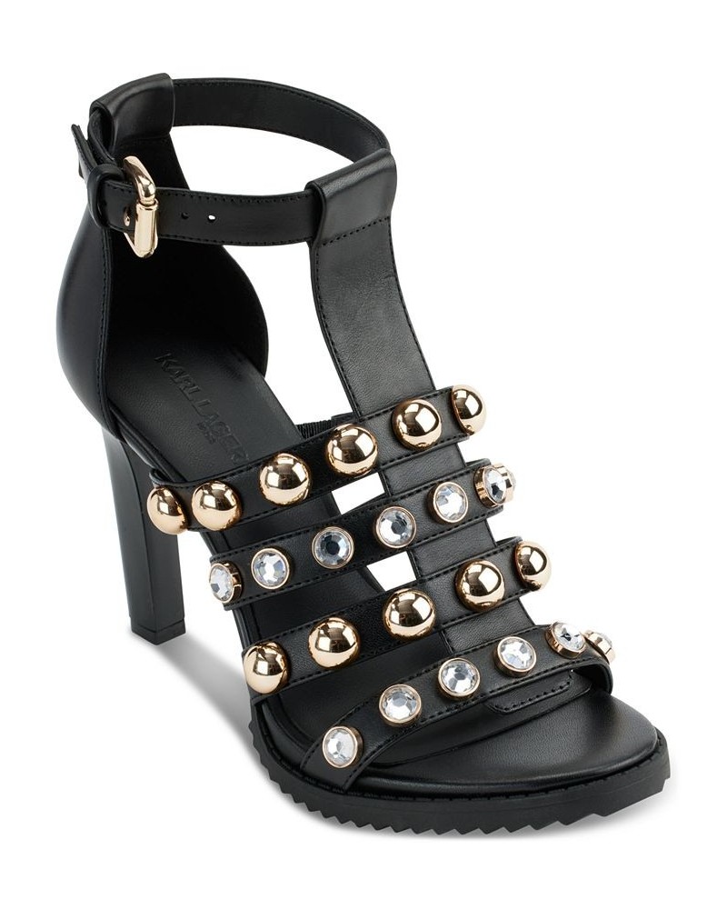 Women's Brexton Dress Sandals Black $66.23 Shoes