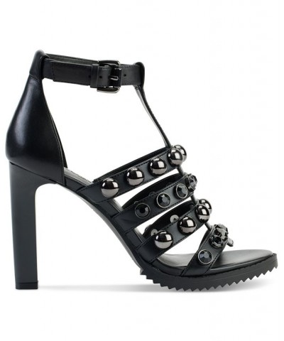 Women's Brexton Dress Sandals Black $66.23 Shoes