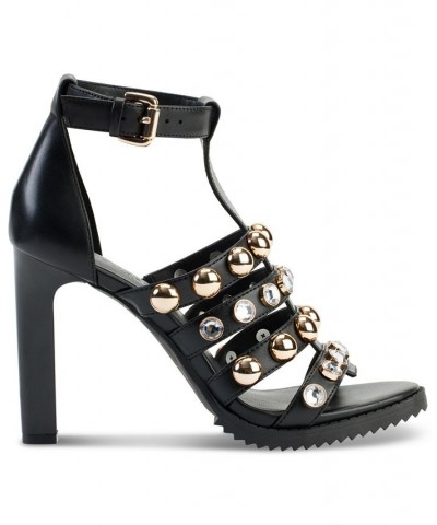 Women's Brexton Dress Sandals Black $66.23 Shoes