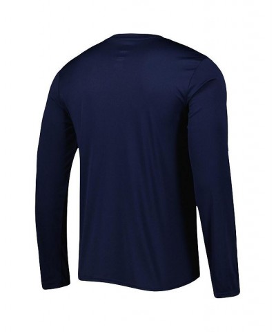 Men's Navy Tennessee Titans Combine Authentic Offsides Long Sleeve T-shirt $23.64 T-Shirts