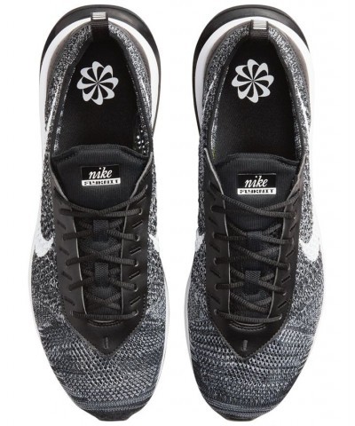 Men's Air Max Flyknit Racer Casual Sneakers Black $59.50 Shoes