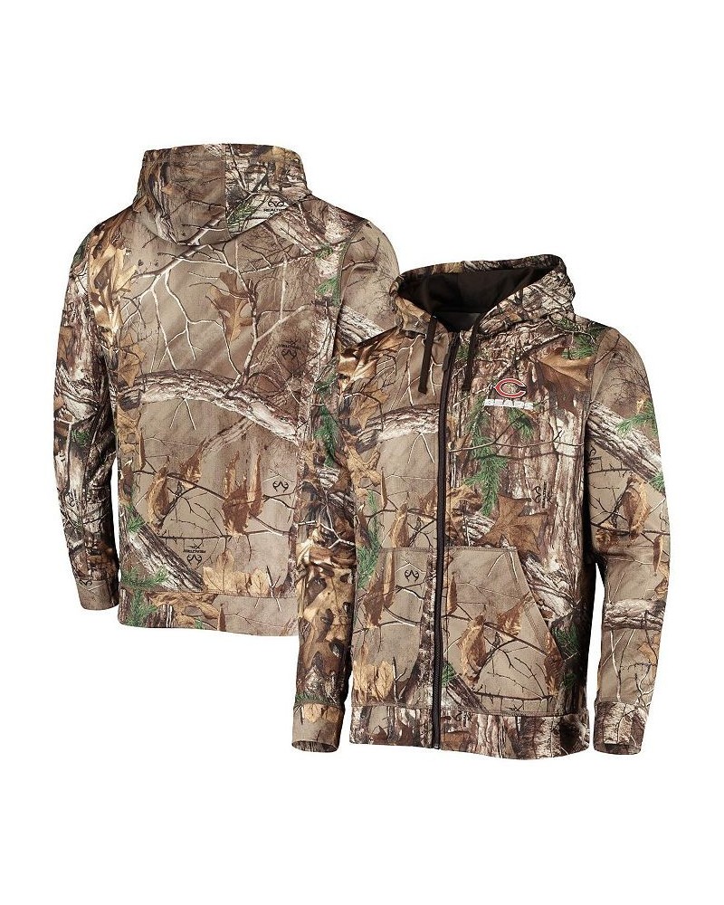 Men's Realtree Camo Chicago Bears Trophy Tech Fleece Full-Zip Hoodie $40.80 Sweatshirt