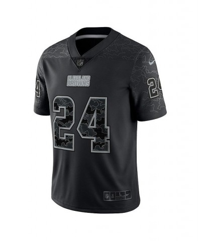 Men's Nick Chubb Black Cleveland Browns RFLCTV Limited Jersey $85.80 Jersey