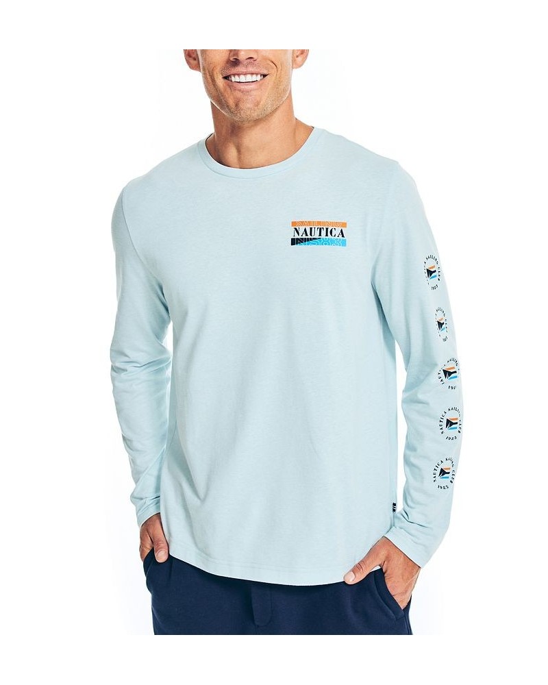 Men's Sustainably Crafted Long-Sleeve Graphic T-Shirt PD02 $17.47 T-Shirts