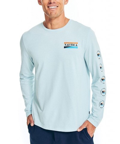 Men's Sustainably Crafted Long-Sleeve Graphic T-Shirt PD02 $17.47 T-Shirts