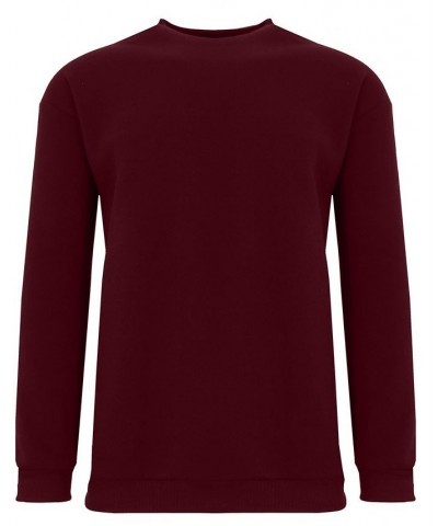 Men's Pullover Sweater Burgundy $21.00 Sweaters