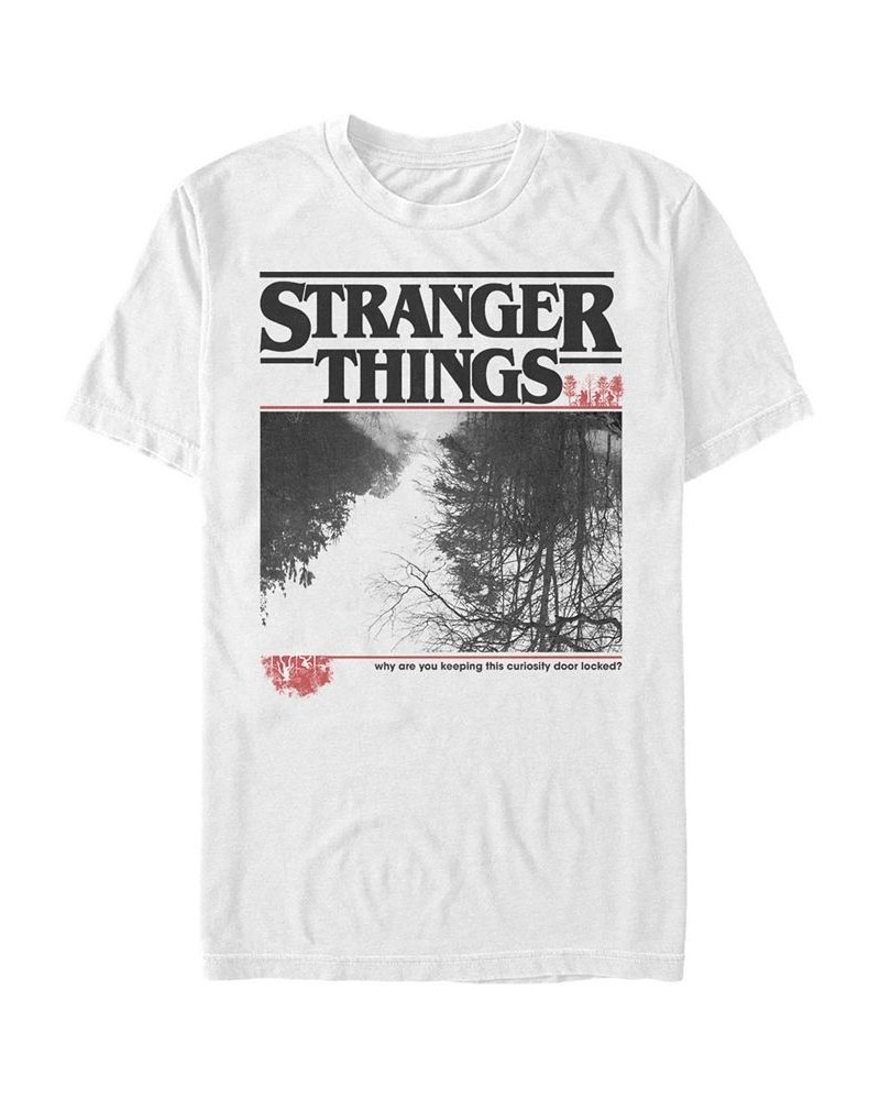 Stranger Things Men's Upside Down Photo Short Sleeve T-Shirt White $19.94 T-Shirts