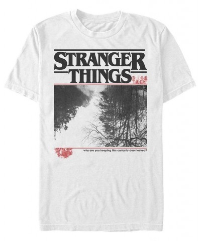 Stranger Things Men's Upside Down Photo Short Sleeve T-Shirt White $19.94 T-Shirts