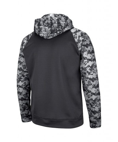 Men's Charcoal Texas A&M Aggies OHT Military-Inspired Appreciation Digital Camo Pullover Hoodie $31.50 Sweatshirt