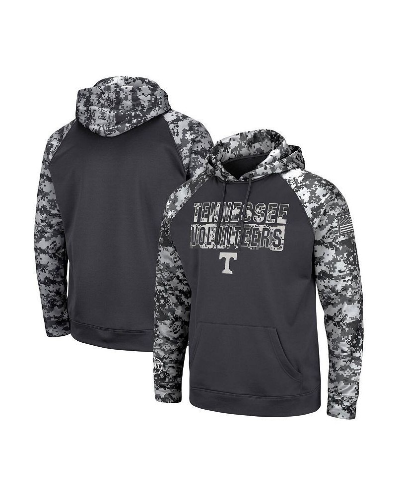 Men's Charcoal Tennessee Volunteers OHT Military-Inspired Appreciation Digi Camo Big and Tall Pullover Hoodie $34.50 Sweatshirt