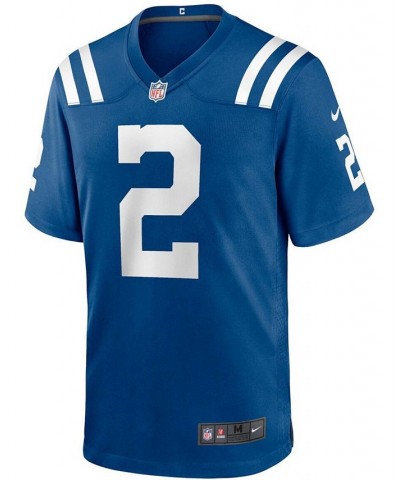 Men's Carson Wentz Royal Indianapolis Colts Game Jersey $48.10 Jersey