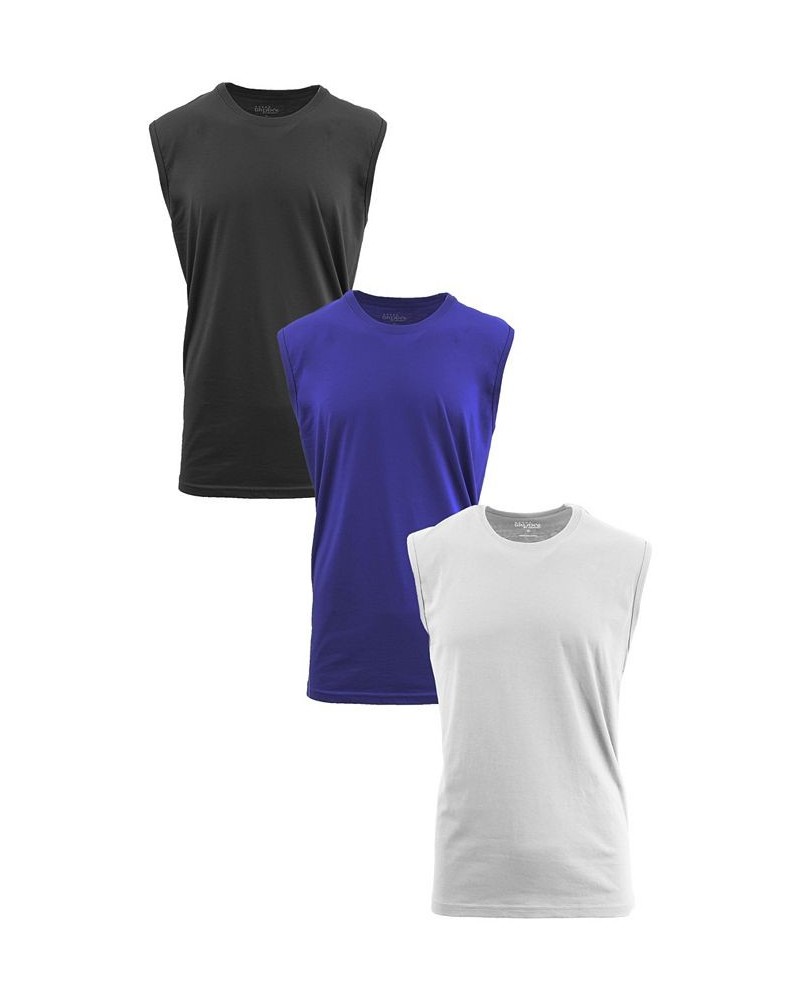 Men's Muscle Tank Top, Pack of 3 PD05 $22.80 T-Shirts