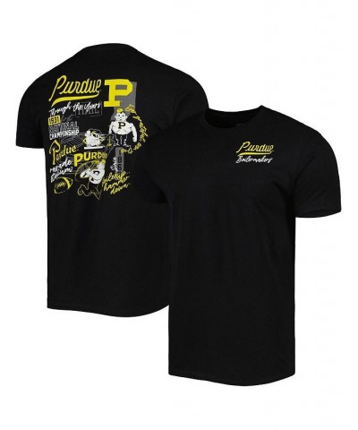 Men's Black Purdue Boilermakers Vintage-Like Through the Years Two-Hit T-shirt $22.94 T-Shirts