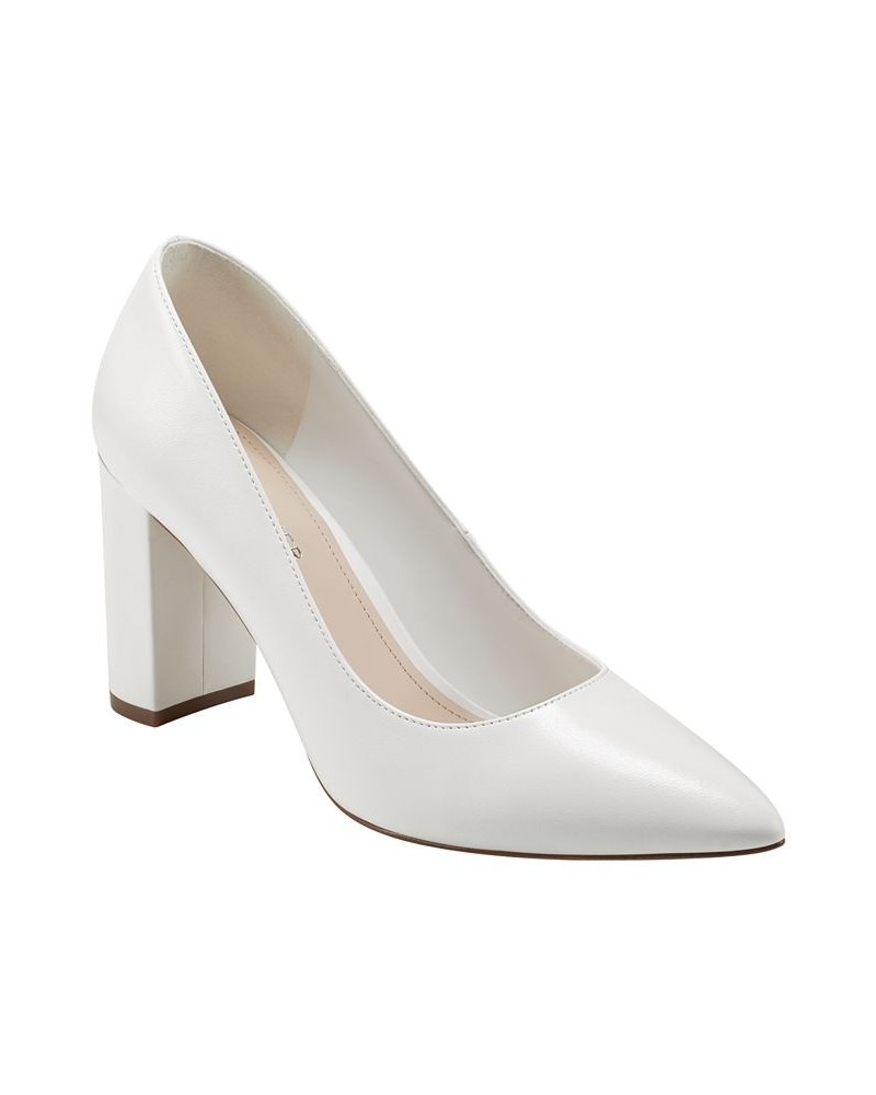 Women's Viviene Slip-On Block Heel Dress Pumps PD05 $52.47 Shoes