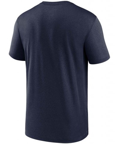 Men's Big and Tall Navy Seattle Seahawks Legend Microtype Performance T-shirt $19.07 T-Shirts