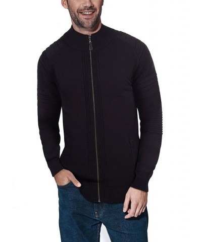 Men's Full-Zip Sweater Jacket Black $26.88 Sweaters